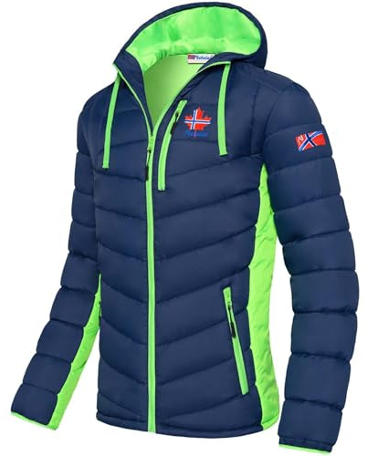 Nebulus Herren Jacke MERIK, warme Outdoorjacke, praktische & vielseitige Übergangs- & Winterjacke