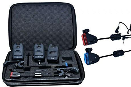 CarpOn® Funk Bissanzeiger Set 2+1,3+1,4+1 2 Angeln Bissalarm+1 Empfänger+2 Swinger