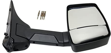 Garage-Pro Passenger Side Manual Towing Mirror for Ford Econoline Van 1994-2007 Textured Standard Passenger Van Tow Mirror with 3-Bolt Mount