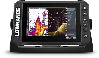 Lowrance Elite FS 7 Fish Finder with HDI Transducer, Preloaded C-MAP Contour+ Charts