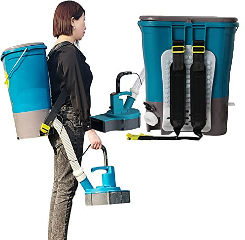 BJYX Universal Schleuderstreuer, Huckepack Streuwagen 25L Multifunktionaler Huckepack Streuer für Ackerland Reisfeld Fischteich Geflügelfabrik Gemüsegarten Rasen