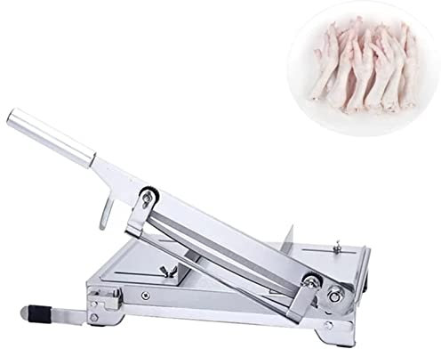 Fleischschneider für den privaten oder gewerblichen Gebrauch, manueller Fleischschneider, Fleischknochenmaschine, Edelstahl, kommerziell für Zuhause, Huhn, Ente, Fisch, Lammfleisch