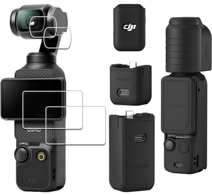 Rszfnjxry Protection d'écran en Silicone Compatible avec DJI Osmo Pocket 3 Accessoires