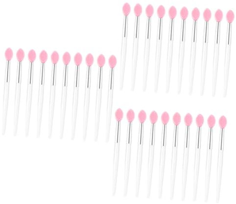 FRCOLOR 30stücke Teiliges Silikon Lippenpinsel Für Lippenstift Tragbare Make-up Applikatoren Für Salon Und Zuhause Für Profis Und Anfänger Transparentes Design Für Einfache Anwendung