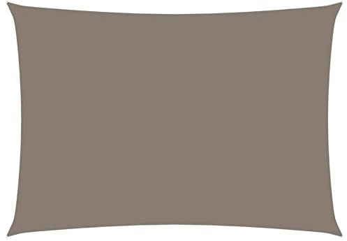 Homgoday Sonnensegel für den Außenbereich, Sonnensegel Oxford rechteckig 3 x 5 m Taupe, Zelt für Garten Balkon Sonnensegel für den Außenbereich, Seitenmarkise für Terrasse im Freien