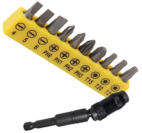 HOMSFOU 1set Prolunga Per Bit Trapano Punte Accessorio Per Elettroutensili Per Automotive e Te