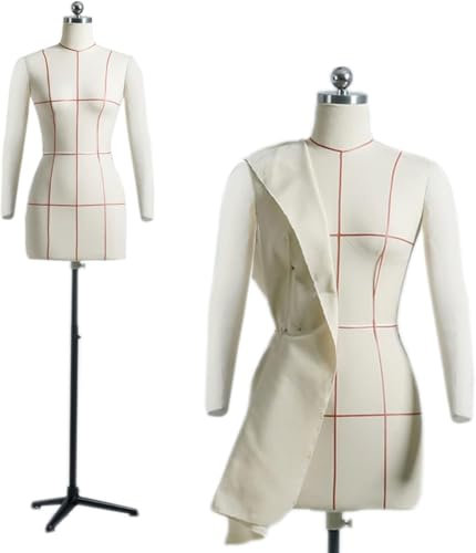 Mannequin-Torso, Schneiderpuppe, Schneiderpuppe, Körper, Schneiderpuppe, Nähen, Übergröße, Styropor, ansteckbarer Schneiderpuppenkörper, weiblich(With Arms,Model 84)