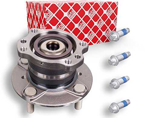 Febi bilstein 102784 Kit de roulement de roue avec moyeu de roue, bague d'extraction et matériel de montage