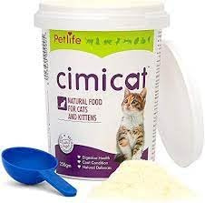 Petlife Cimicat Cat Milk Supplement - Nourishing Kitten Milk for Cats Of All Ages - Recommended By Vets - Natural Kitten Formula - Cat Lactation Supplement with Vitamins, Minerals, Proteins - 250g