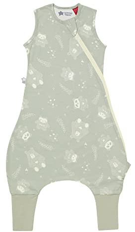 Tommee Tippee Babyschlafsack mit Füßen, The Original Grobag Steppee, Babystrampler, Weiches Gewebe mit Hohem Baumwollanteil, 18-36m, 1,0 TOG, Woodland Gro Friends
