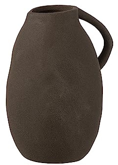 J-Line Vase, Kruche, Keramik, Schwarz, Größe M