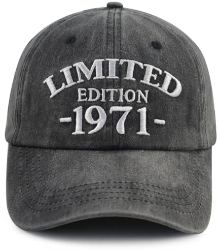 Xullaxth Limitierte Auflage 1970 1971 1972 1973 1974 1975 1976 1977 1978 1979 Mütze für Herren und Damen, verstellbare Baseballkappe aus Baumwolle