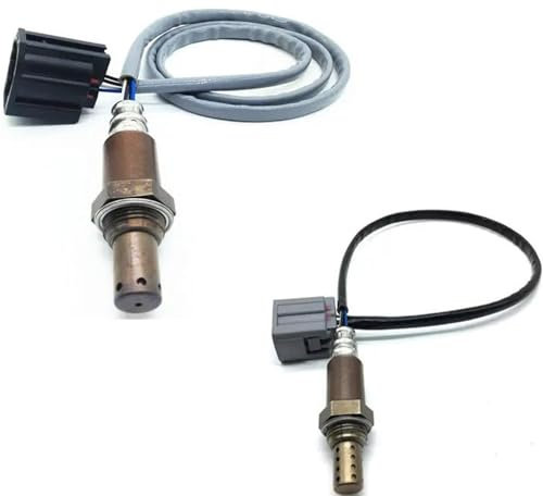 DZSGJNOF Lambdasonde Sensor Für Mazda 2 1.5 L Für Modell 2005 2 Pcs Bank 1 Bank 2 Sauerstoff O2 Sensor Mit Stecker Lambda Auto Teile 850mm Lamdasonde