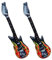 2 piezas de guitarras de aire para inflar, globos inflables para adultos, accesorios inflables ACDC helio guitarra con instrumentos para hombres y mujeres, para fiestas temáticas, carnaval