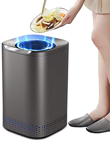 Compostiera elettrica per rifiuti da cucina, ciclatore automatico per compostaggio domestico, trasforma la spazzatura in compost con la semplice pressione di un pulsante