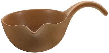 Gatuida Cuchara De Té De Cerámica Para Servir Té y Café Accesorios Multifuncionales Para Bebidas De Sueltas Utensilio Elegante y Duradero