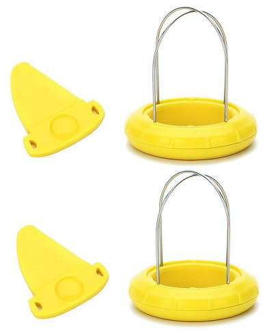 2Pcs Yellow Kiwi Peeler,Easy-Grasp Kiwi Tool,2-In-1 Stainless Steel Kiwi Fruit Peeler Cutter for Kiwi,Dragon Fruit, Etc,Graters, Peelers and Slicers