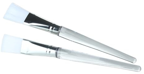 BESPORTBLE 2 Piezas Pinceles Suaves Para Aplicar - Herramientas De Belleza Para De Barro y Máscaras De Ojos - Ideal Para Cuidado De La Piel
