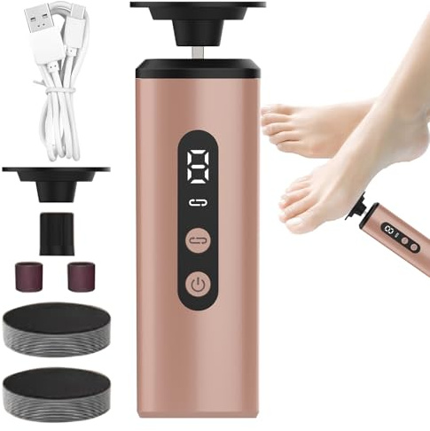 Raschietto elettrico per la rimozione di calli per piedi, per piedi, ricaricabile, per donne, uomini, adulti, anziani