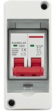 DPRPQXCXY HT-2 Plastic Waterproof IP65 Outdoor Panel Installation Junction Distribution Box with Circuit Breaker Combination MCB DPN DZ47(HT-2 And DZ47,20A)