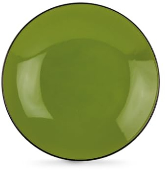 Egan Lot de 6 Assiettes Creuses Cocoricò Vertes Ø 20 cm