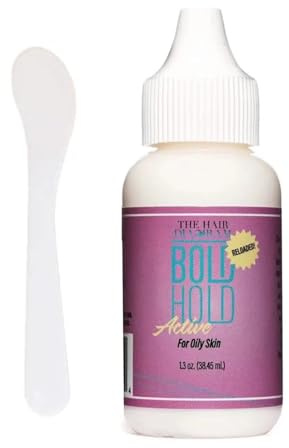 Wig Glue,Perücke Klebstoff,Perücken Kleber,Wasserdichter Haarkleber für Perücken,Kleber für Perücke,Toupet,Extensions,Zweithaar,Haarteil,Starker Halt,Unsichtbare Verklebung,38ml
