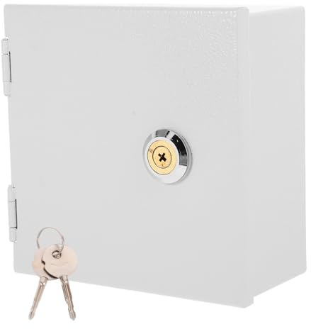 WEKADRIN Boîtier Prise Électrique Mural Étanche Acier Inoxydable avec Serrure Anti-vol pour Protection Prises et Recharge Véhicules Électriques Extérieur