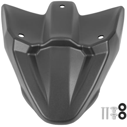 Fiakaon Spoiler Anteriore Moto Alettone Moto Estensione del Becco del parafango Anteriore del Motore, Estensione del Cono del Naso Adatta per Yamaha MT-07 Tracer 700 2016-2019 Tracer 700 GT(Black)