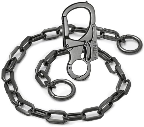 Ahiller Wallet Chain for Men Women，24 In Men Pants Chain Black