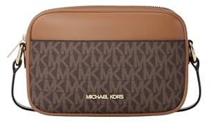 Michael Kors Jet Set Small Signature Logo Kamera Crossbody Bag Brown
