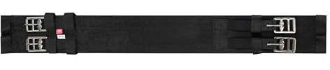 Imperial Riding Dressurgurt IRHCore, Sattelgurt mit Schnallenverschluss, Schwarz, 80cm