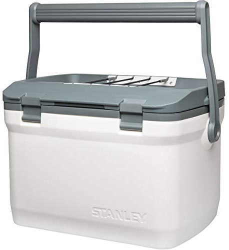 Stanley Hielera Adventure a Prueba de Fugas para Exteriores, 16 Cuartos de galón, de Espuma de Doble Pared, con Aislamiento de Viaje, sin BPA, Enfriador de Pecho Resistente con Parte Superior Plana