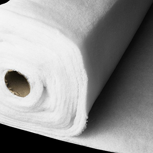 Schneematte - 120 g Überbreite 210 cm Flammenhemmend BS 5852, T2 per Meter | Kunstschnee als Meter zum Dekorieren