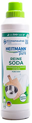 HEITMANN pure Reine Soda | Vielseitiger Reiniger für Fett, Schmutz, Flecken & Gerüche | Natürlich & umweltfreundlich | Für Haushalt & Garten | 750 ml