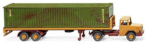 Wiking 055405 Flachpritschensattelzug (Magirus) Spur H0 1:87 - Miniaturmodell - Kein Spielzeug!!