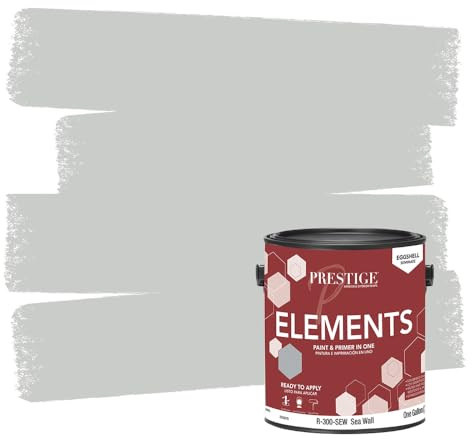 PRESTIGE Paints Elements Interior Paint and Primer in One, Eggshell, 1 Gallon, Sea Wall