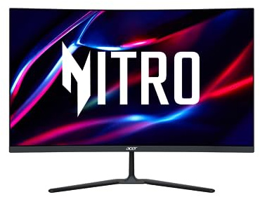 Acer Monitor de gaming QHD de 27 pulgadas, 2560 x 1440, AMD FreeSync Premium, frecuencia de actualización de 170 Hz, diseño curvo 1500R, 1 pantalla 1.4 y 2 HDMI 2.0 (cable incluido)