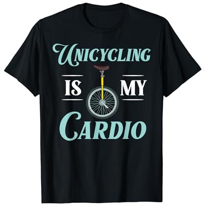 Einrad Fahrrad Lustiges Training Lernen Radfahren T-Shirt