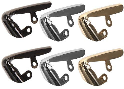 GALPADA 6stücke Schuhspitzen Schutzkappen Metallische High Heel Schuhüberzieher Für Spitze Schuhe Dekorativ Und Schützend Gold Silber Und Schwarz Für Abgenutzte Schuhspitzen