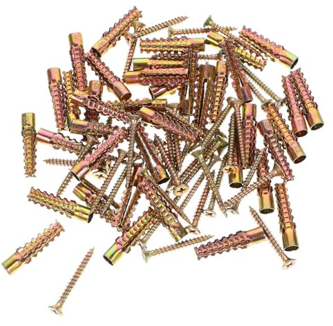 PLAFOPE 40ensembles Vis Ancrage Cloison Sèche Jeu De Vis Et Mural Acier Antirouille pour Fixation Solide