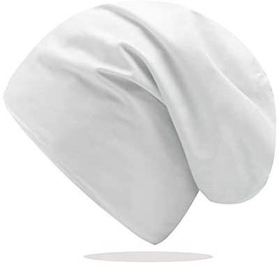 Glamexx24 Beanie Mütze Herren Damen: Slouchy Baumwoll Jersey Übergangsmütze, Laufmütze, Chemo Mütze, Fahrradmütze für Alle Jahreszeiten