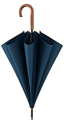 Leichter tragbarer Angelschirm mit langem Griff, wasserdicht und winddicht, Business-Elite-Golfschirm, blau, #1