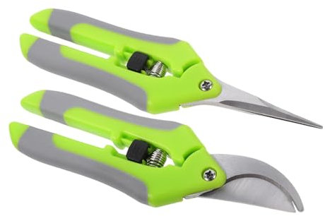 HOMSFOU 2stücke Garten Schnittscheren Ergonomische Pflanzenschneider Für Blumen Und Äste Rutschfester Griff Zum Beschneiden Von Pflanzen Obst Und Kleinen Bäumen