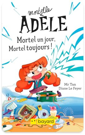 Yoto Tödlich für einen Tag, immer tödlich. Hörbuch für Kinder aus der Serie Mortelle Adèle, zum Hören auf Geschichtenerzähler, Nachtlicht und Geschichtenbox Yoto Player und Mini, erste Comics 6 bis 10