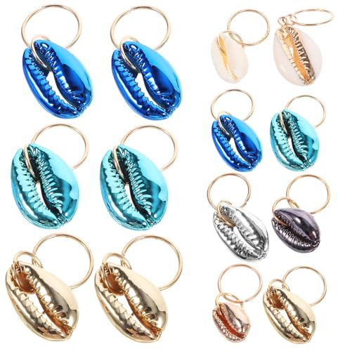 DEARMAMY 24 Stück Muschel Haarspangen für Damen Zierlicher Haarschmuck für Zöpfe Deko für Besondere Anlässe und Geburtstage | Detaillierte 24 Stück-packung, Filigrane Muschelform, Geeignet für Geburtstage und Besondere Anlässe