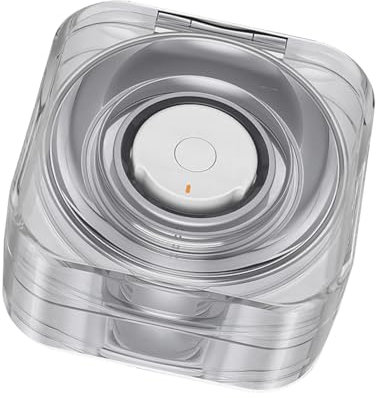 Boîtier de chargement sans fil ABS pour anneaux de fitness, anneaux de santé, traqueurs de fitness, étui de protection anti-rayures