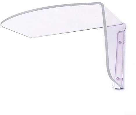 Zilimontt Cubierta impermeable de la lluvia de la cerradura electrónica -155x110x100 milímetros del sistema de control de acceso cubierta al aire libre, material acrílico, transparente (izquierda)