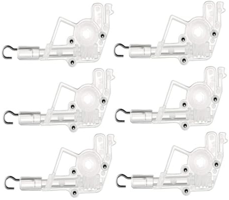 KONTONTY 6piezas Controladores De Varilla para Persianas Plásticas Perfil Bajo Accesorios De Repuesto Transparentes para Estores y Persianas