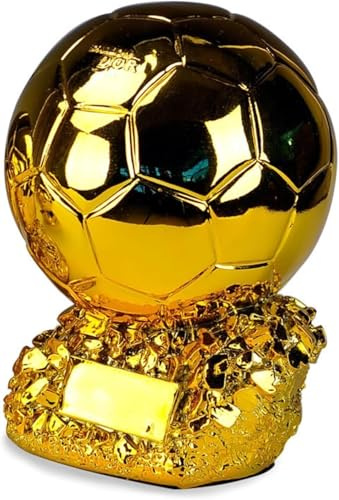 21cm Golden Ballon Football Championship Prize Trophy Player Award Soccer Replica Fan Collectible Birthday Gift