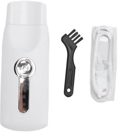 Elektrischer Wimpernzange, wiederaufladbar, beheizte Wimpernzange, 3-Gang-Temperaturregelung, kabellose Wimpernzange für langanhaltend geschwungene Wimpern, ABS-Material, 107 x (Weiß)